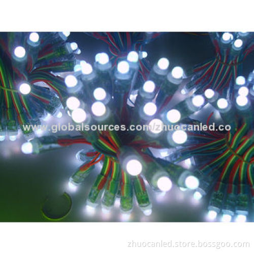 WS2801 RGB LED pixel, string lights 50pcs per strand DC5V 0.3WNew